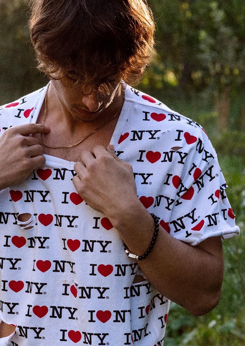 Mens Gold And Natural Stone Onyx Bracelet